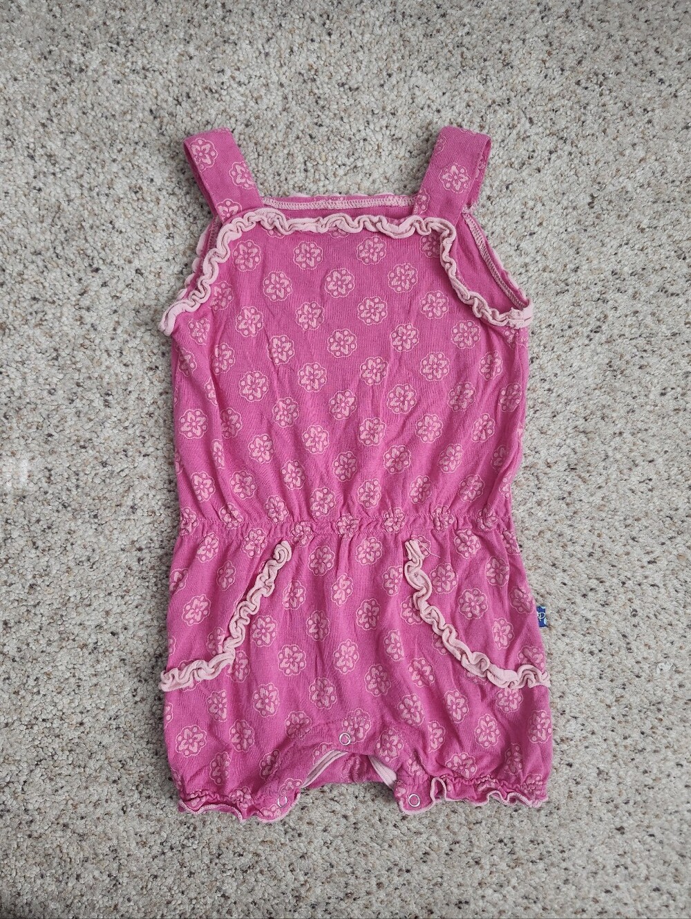 Kickee Pants Pink Romper